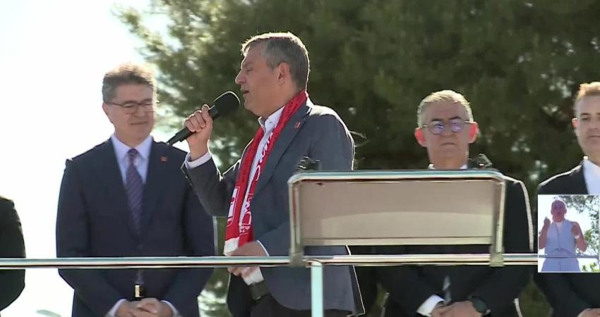 CHP Genel Başkanı Özgür Özel, ara seçim çağrısı yaparak "Bugün