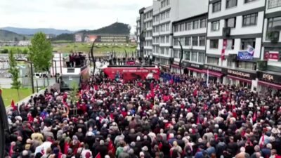CHP Genel Başkanı Özgür Özel, Karabük’te düzenlenen 107’nci "Millet İradesine