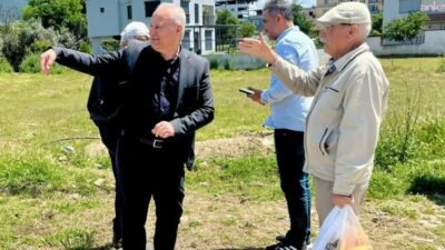 Çine Belediye Başkanı Mehmet Kıvrak, ilçe genelinde sürdürülen çalışmaları yerinde