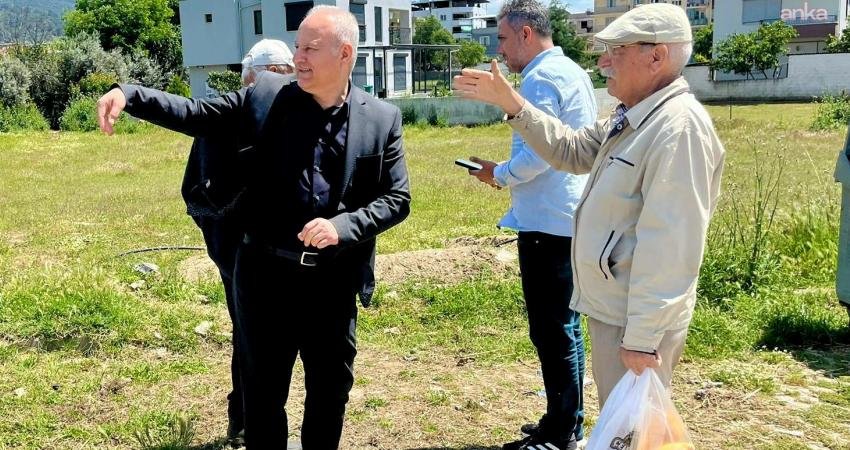 Çine Belediye Başkanı Mehmet Kıvrak, ilçe genelinde sürdürülen çalışmaları yerinde