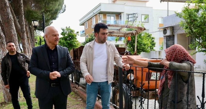 Çine Belediye Başkanı Mehmet Kıvrak, Sarıoğlu Mahallesi’nde sosyal yaşamı güçlendirecek
