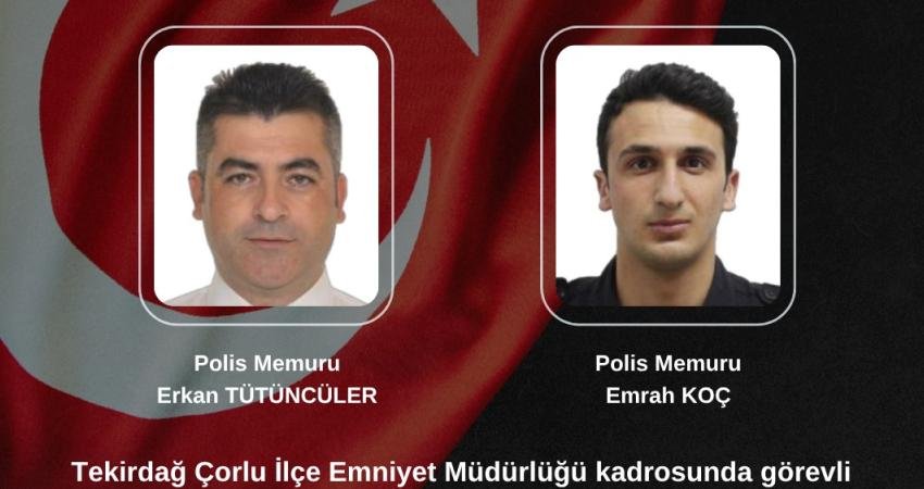 İçişleri Bakanı Mustafa Çiftçi, Tekirdağ Çorlu İlçe Emniyet Müdürlüğü kadrosunda