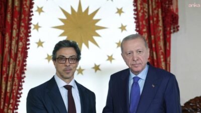 Cumhurbaşkanı Recep Tayyip Erdoğan, Birleşik Arap Emirlikleri Başkan Yardımcısı Şeyh