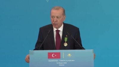 Cumhurbaşkanı Recep Tayyip Erdoğan, Türkiye-Kazakistan İş Forumu'nun kapanış toplantısında yaptığı