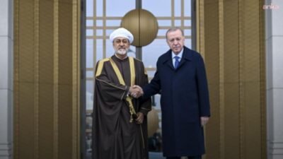 Cumhurbaşkanı Recep Tayyip Erdoğan, Umman Sultanı Heysem Bin Tarık ile
