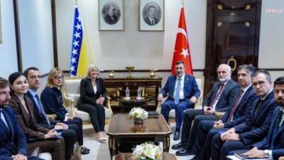 Cumhurbaşkanı Yardımcısı Cevdet Yılmaz, Bosna Hersek Başbakanı Boryana Krişto ile