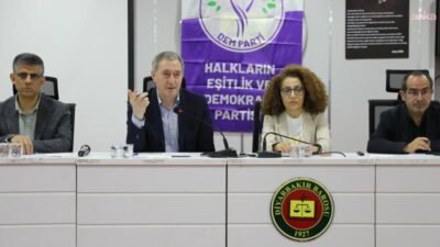 DEM Parti Eş Genel Başkanı Tuncer Bakırhan başkanlığında düzenlenen “Diyarbakır