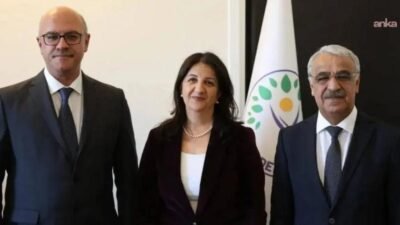 Pervin Buldan, Mithat Sancar ve Faik Özgür Erol’dan oluşan DEM