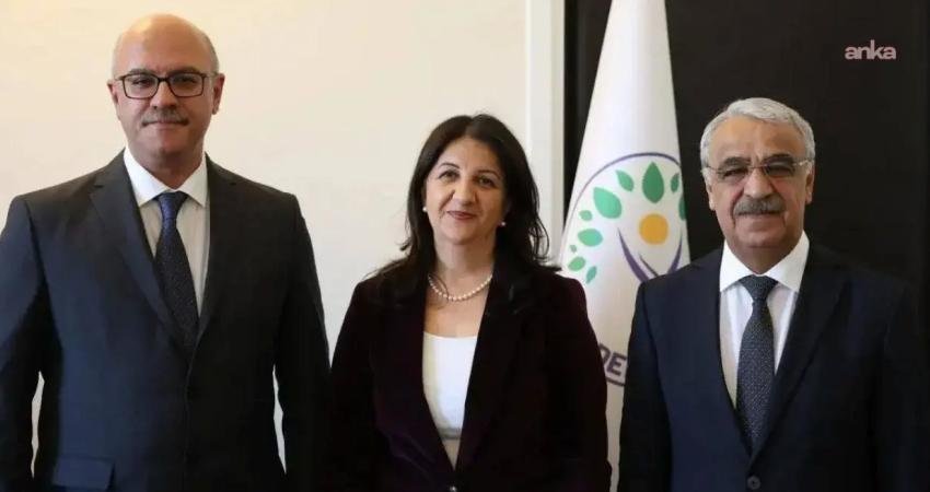 Pervin Buldan, Mithat Sancar ve Faik Özgür Erol’dan oluşan DEM