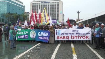 DEM Parti’nin “Barış İçin Adım At” temasıyla 81 ilde düzenlediği