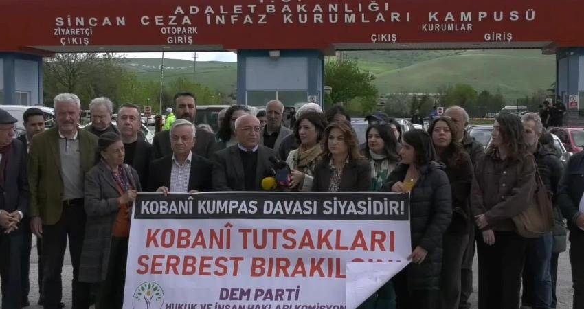 DEM Parti Grup Başkanvekili Gülistan Kılıç Koçyiğit, Kobani Davası'nda verilen