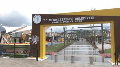 Merkezefendi Belediyesi tarafından Karahasanlı Mahallesi’nde yapımı tamamlanan Barış Parkı düzenlenen