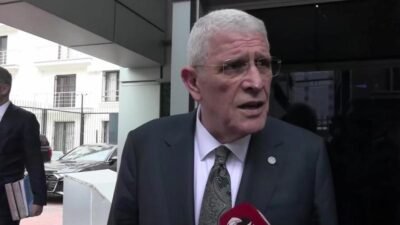 İYİ Parti Genel Başkanı Müsavat Dervişoğlu, MHP Genel Başkanı Devlet