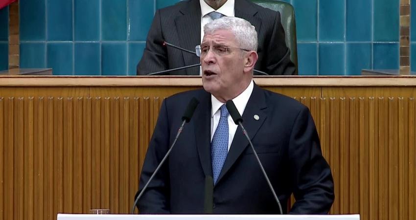 İYİ Parti Genel Başkanı Müsavat Dervişoğlu, MHP Genel Başkanı Devlet