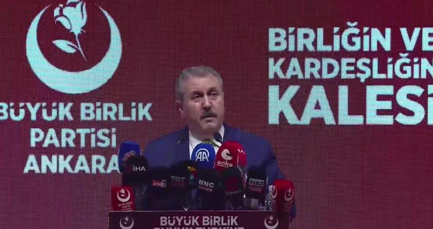 BBP Genel Başkanı Mustafa Destici, "13 yaşındaki bir çocuğun onlarca
