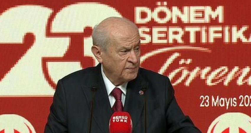 MHP Genel Başkanı Devlet Bahçeli, “Terörsüz Türkiye” hedefinin gelecek nesiller