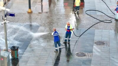 Didim Belediyesi ekipleri, ilçe sakinlerinin Kurban Bayramı'nı daha temiz, düzenli