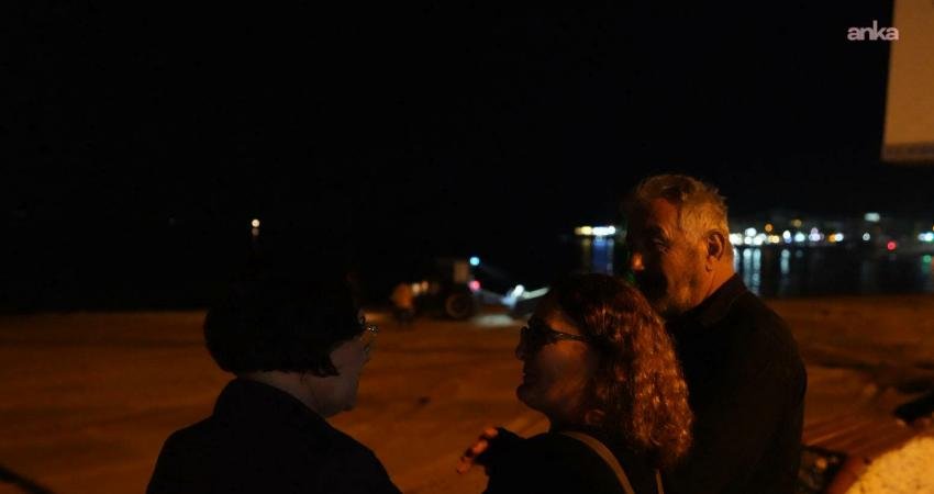 Didim Belediyesi tarafından Altınkum Sahili’nde yaz sezonu öncesi yürütülen gece