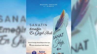 Didim Belediyesi'nin sanat ile emeği buluşturmayı amaçlayan "Sanat Sokağı" projesi için