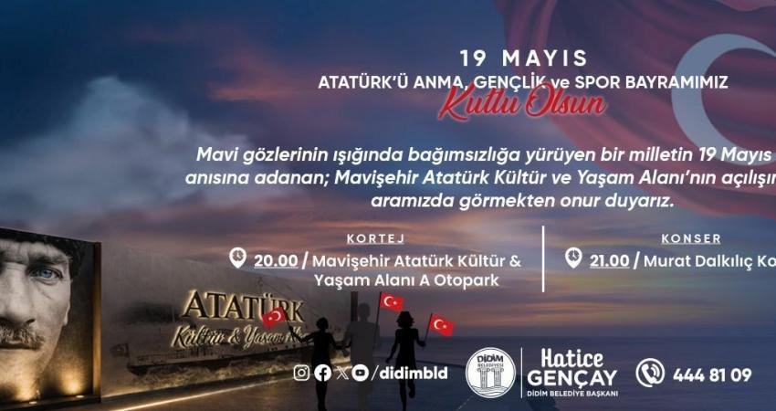 Didim Belediyesi, 19 Mayıs Atatürk’ü Anma, Gençlik ve Spor Bayramı'nda