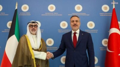 Dışişleri Bakanı Hakan Fidan, Kuveyt Dışişleri Bakanı Şeyh Jarrah Jaber