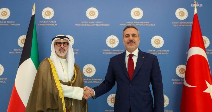 Dışişleri Bakanı Hakan Fidan, Kuveyt Dışişleri Bakanı Şeyh Jarrah Jaber