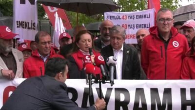 DİSK Genel Başkanı Arzu Çerkezoğlu, bayram ikramiyelerinin en az asgari