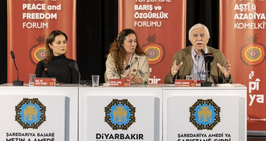 Diyarbakır’da sürdürülen Toplumsal Barış ve Özgürlük Forumu’nda “Orta Doğu’da Barışın
