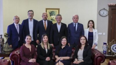 CHP Genel Başkanı Özgür Özel, destek ve dayanışma ziyaretinde bulunan