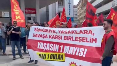 Elazığ’da 1 Mayıs Emek ve Dayanışma Günü kutlama yürüyüşü, Hozat