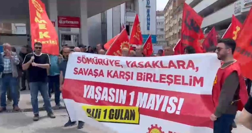 Elazığ’da 1 Mayıs Emek ve Dayanışma Günü kutlama yürüyüşü, Hozat