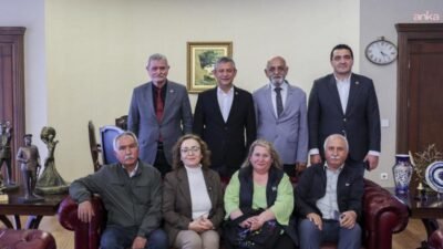 CHP Genel Başkanı Özgür Özel, destek ve dayanışma ziyaretinde bulunan