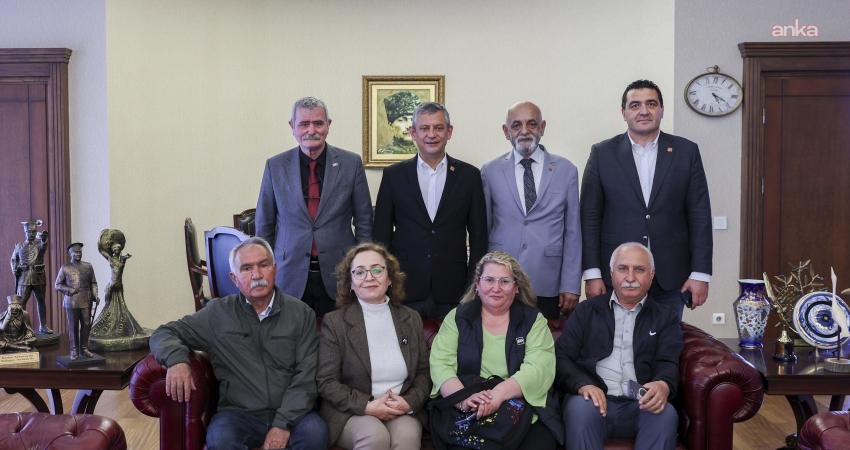CHP Genel Başkanı Özgür Özel, destek ve dayanışma ziyaretinde bulunan