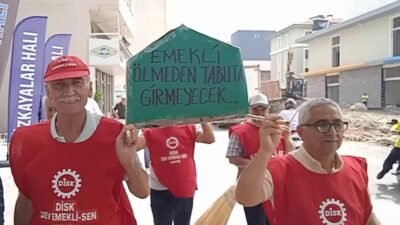 DİSK'e bağlı DEV Emekli-Sen Osmaniye Şubesi, emeklilerin sorunlarını dile getirmek