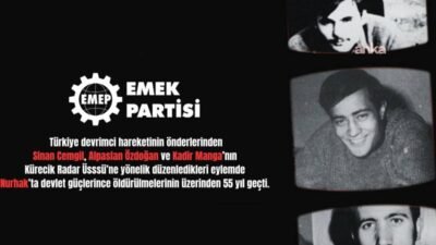 Emek Partisi Genel Başkanı Seyit Aslan, Sinan Cemgil, Alpaslan Özdoğan