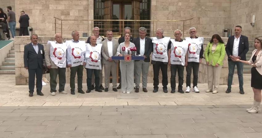 EMEP Gaziantep Milletvekili Sevda Karaca ve İstanbul Milletvekili İskender Bayhan,