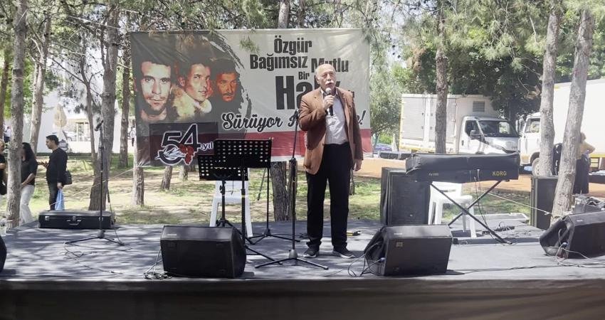 EMEP Genel Başkan Yardımcısı Levent Tüzel, Mersin 68'liler Derneği tarafından