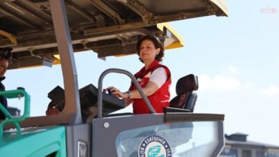 Eskişehir Büyükşehir Belediye Başkanı Ayşe Ünlüce, 2026 asfalt sezonunun startını