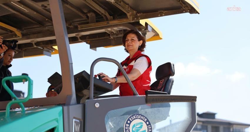 Eskişehir Büyükşehir Belediye Başkanı Ayşe Ünlüce, 2026 asfalt sezonunun startını