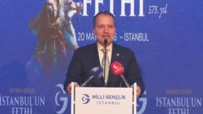Yeniden Refah Partisi Genel Başkanı Fatih Erbakan, İstanbul’un Fethi’nin 573.
