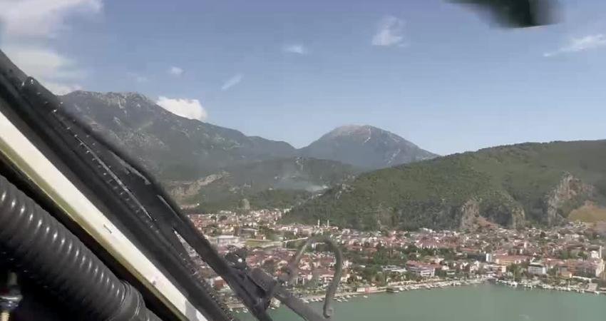Muğla'nın Fethiye ilçesinde ormanlık alanda yangın çıktı.