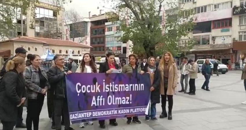 Gaziantep Demokratik Kadın Platformu açıklamasında, 13 yaşındaki bir çocuğun en