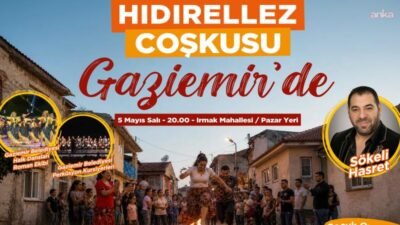 Gaziemir Belediyesi, baharın gelişinin müjdecisi olarak kabul edilen Hıdırellez’i, Irmak