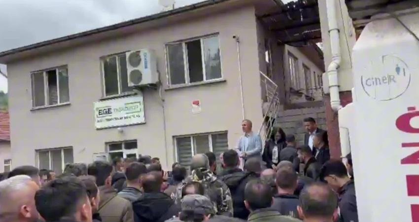Kütahya’nın Tavşanlı ilçesine bağlı Tunçbilek Beldesi'nde çalışan Ege Taşkömür Madencilik