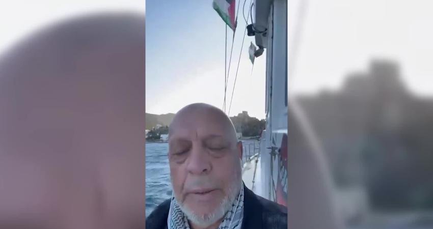 HAK-İŞ Genel Başkanı Mahmut Arslan, Küresel SUMUD Filosu’nun yoğun rüzgar