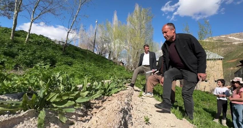 Hakkâri’nin Yüksekova ilçesine bağlı Örnekköy’de 2023 yılında yapılan yeni su