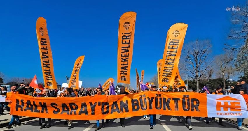 Halkevleri, CHP Genel Merkezi’ne yönelik polis müdahalesine tepki göstererek, “Saray'ın