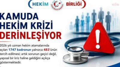 Hekim Birliği Sendikası, “Kamuda hekim tutabilmek için, güvenli çalışma ortamı,