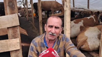 Artvin Hopa'da kurulan Kurban Pazarı'nda satıcılar, artan yem ve nakliye