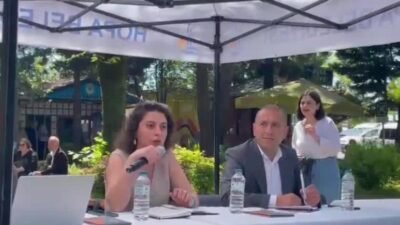 Hopa Üreten Kadın Girişimi Kooperatifi Başkanı Ebru Yılmaz, tarımsal üretimde